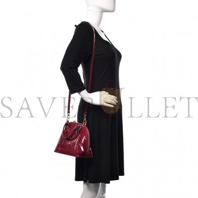 LOUIS VUITTON VERNIS ALMA BB MAGENTA M91606 (23.5*19*11cm)